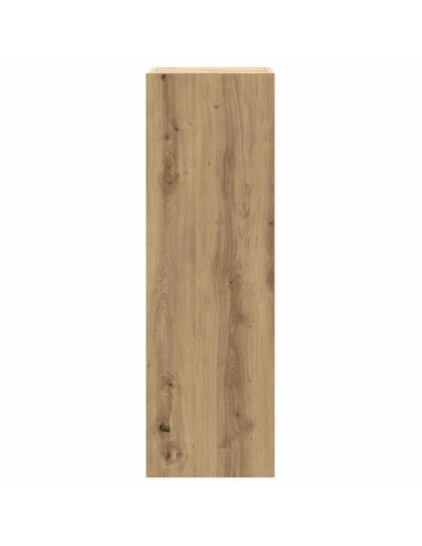 Set Mobile TV 6 pz Montato a Parete Rovere in Legno Multistrato