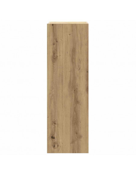 Set Mobile TV 6 pz Montato a Parete Rovere in Legno Multistrato