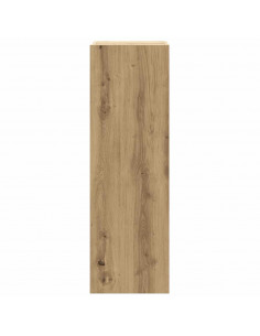 Set Mobile TV 8 pz Montato a Parete Rovere in Legno Multistrato 2