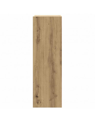 Set Mobile TV 8 pz Montato a Parete Rovere in Legno Multistrato