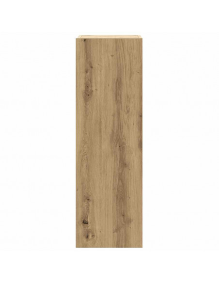 Set Mobile TV 8 pz Montato a Parete Rovere in Legno Multistrato