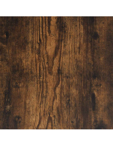 Set Mobili da Bagno 4 pz Rovere Fumo in Legno Multistrato
