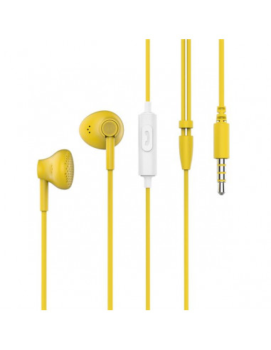 PANTONE WIRED EARPHONE 3.5MM YELLOW
