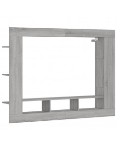 Mobile Porta TV Grigio Sonoma 152x22x113cm in Legno Multistrato 2