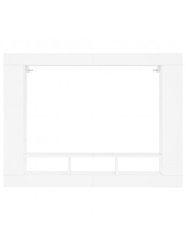Mobile Porta TV Bianco 152x22x113 cm in Legno Multistrato