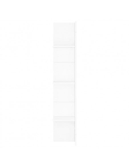 Mobile Porta TV Bianco 152x22x113 cm in Legno Multistrato