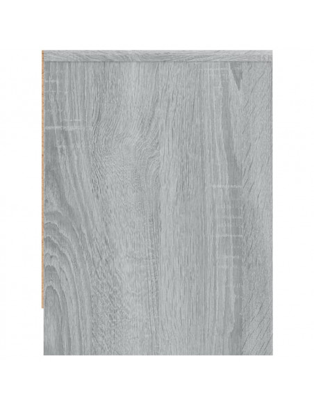Comodini 2pz Grigio Sonoma 40x30x40 cm in Truciolato