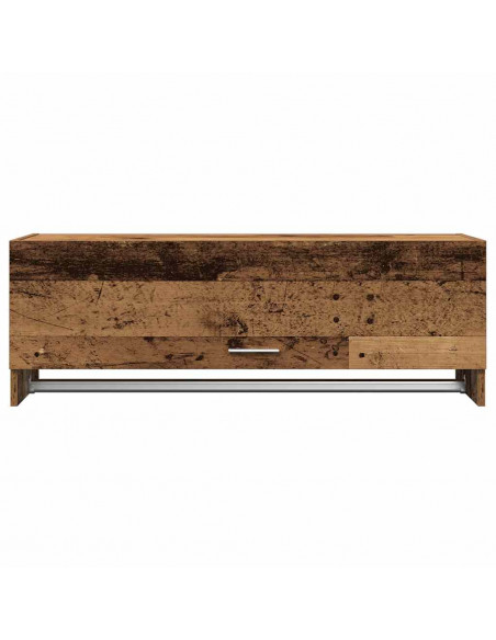 Armadio in Legno Vecchio 100x32,5x35 cm in Legno Multistrato