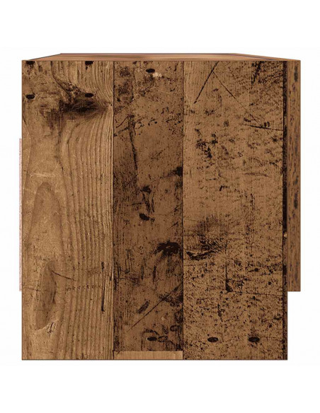 Armadio in Legno Vecchio 100x32,5x35 cm in Legno Multistrato