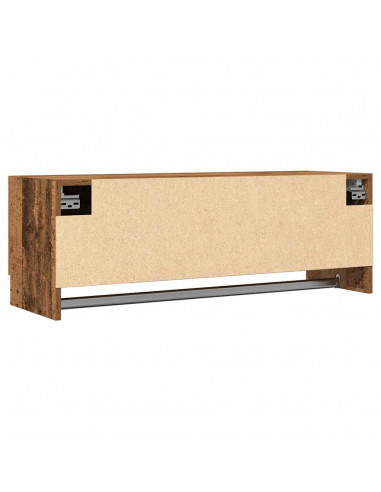 Armadio in Legno Vecchio 100x32,5x35 cm in Legno Multistrato