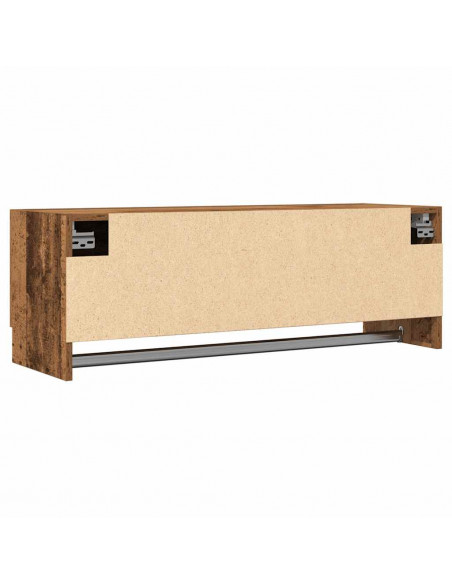 Armadio in Legno Vecchio 100x32,5x35 cm in Legno Multistrato