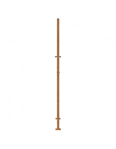 Cancello da Giardino 105x205 cm Acciaio Corten Design Leggero