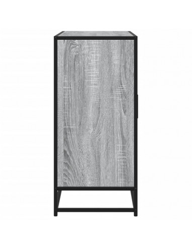 Credenza Grigio Sonoma 92x35x76 cm in Legno Multistrato