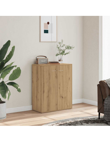 Credenza Rovere Artigianale 60x30x75 cm in Legno Multistrato