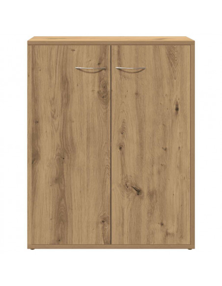 Credenza Rovere Artigianale 60x30x75 cm in Legno Multistrato