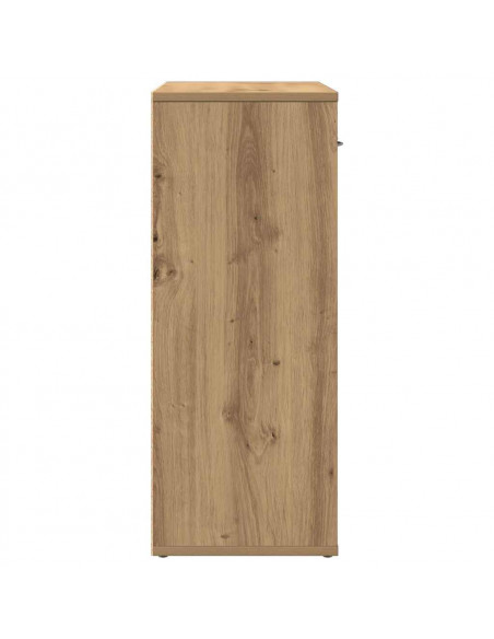Credenza Rovere Artigianale 60x30x75 cm in Legno Multistrato