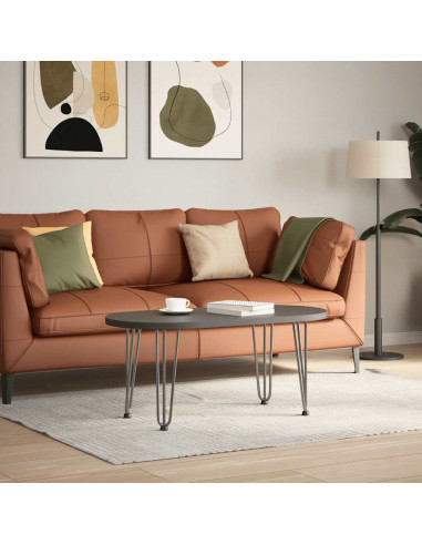 Gambe Tavolo a Forcina 4 pz 42 cm Acciaio Massiccio