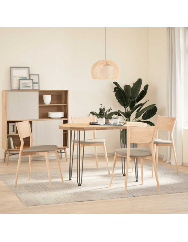 Gambe Tavolo a Forcina 4 pz 72 cm Acciaio Massiccio