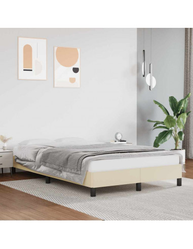 Giroletto senza Materasso Crema 120x190 cm Similpelle