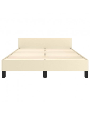 Giroletto senza Materasso Crema 120x190 cm Similpelle