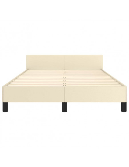Giroletto senza Materasso Crema 120x190 cm Similpelle