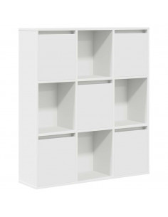 Libreria Bianca 89x24x101,5 cm in Legno Multistrato
