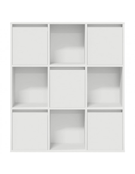 Libreria Bianca 89x24x101,5 cm in Legno Multistrato