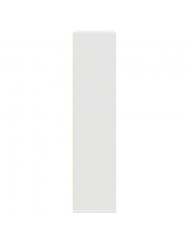Libreria Bianca 89x24x101,5 cm in Legno Multistrato