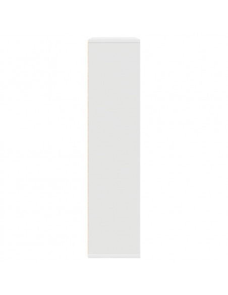 Libreria Bianca 89x24x101,5 cm in Legno Multistrato