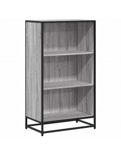 Libreria Grigio Sonoma 60x35x107,5 cm in Legno Multistrato