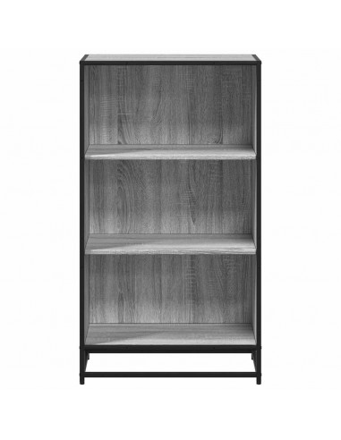 Libreria Grigio Sonoma 60x35x107,5 cm in Legno Multistrato