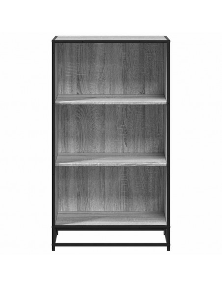 Libreria Grigio Sonoma 60x35x107,5 cm in Legno Multistrato