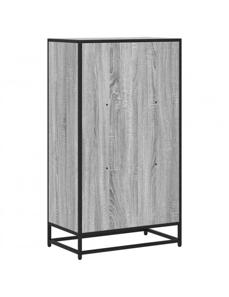 Libreria Grigio Sonoma 60x35x107,5 cm in Legno Multistrato