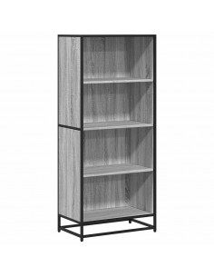 Libreria Grigio Sonoma 60x35x139 cm in Truciolato