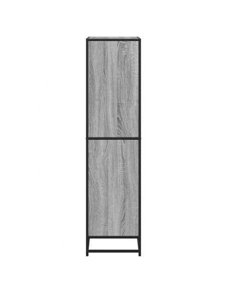 Libreria Grigio Sonoma 60x35x139 cm in Truciolato