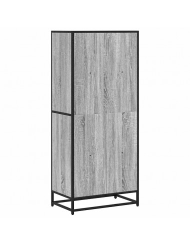 Libreria Grigio Sonoma 60x35x139 cm in Truciolato