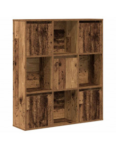 Libreria Legno Vecchio 89x24x101,5 cm in Legno Multistrato