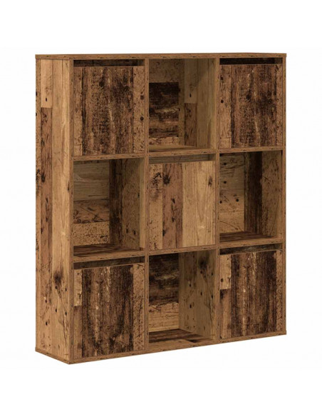 Libreria Legno Vecchio 89x24x101,5 cm in Legno Multistrato