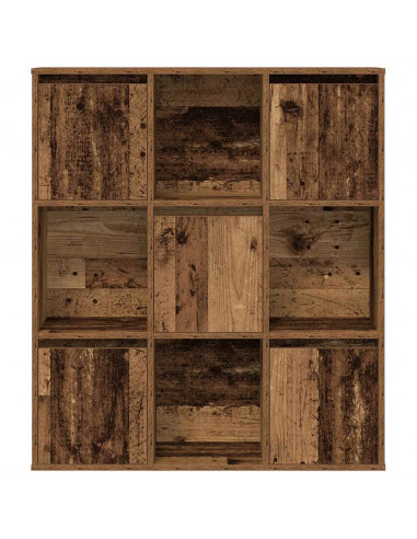 Libreria Legno Vecchio 89x24x101,5 cm in Legno Multistrato