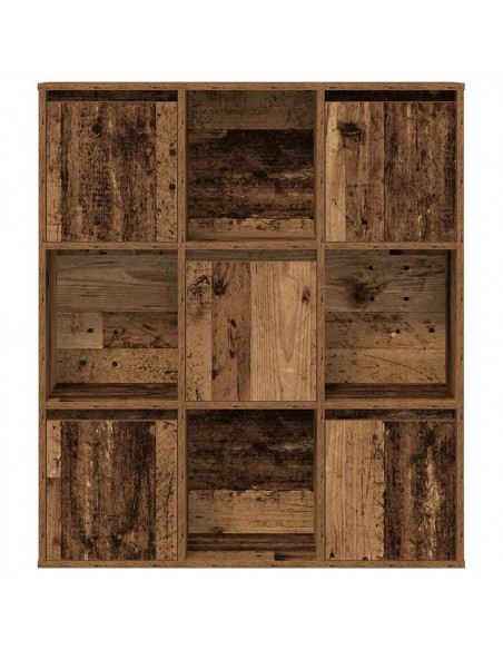 Libreria Legno Vecchio 89x24x101,5 cm in Legno Multistrato