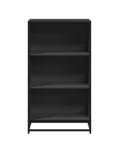 Libreria Nera 60x35x107,5 cm in Legno Multistrato