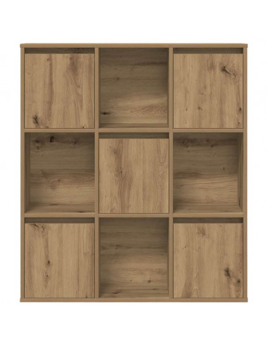 Libreria Rovere Artigianale 89x24x101,5 cm in Legno Multistrato