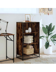 Libreria Rovere Fumo 60x35x107,5 cm in Legno Multistrato 2