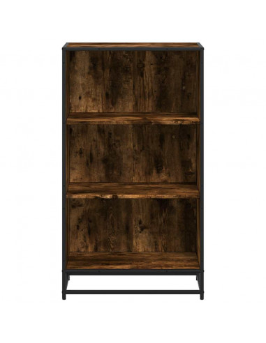 Libreria Rovere Fumo 60x35x107,5 cm in Legno Multistrato