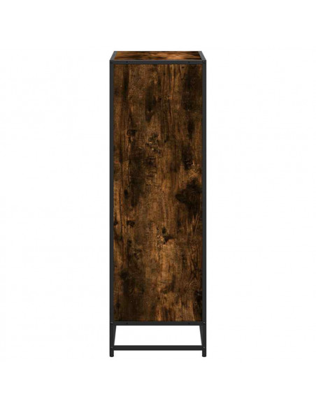 Libreria Rovere Fumo 60x35x107,5 cm in Legno Multistrato