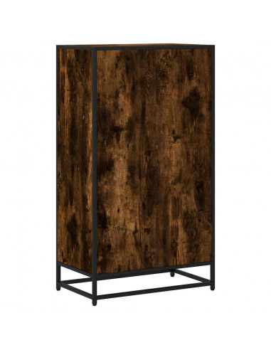 Libreria Rovere Fumo 60x35x107,5 cm in Legno Multistrato