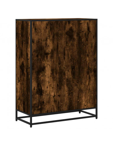 Libreria Rovere Fumo 80,5x35x107,5 cm in Legno Multistrato