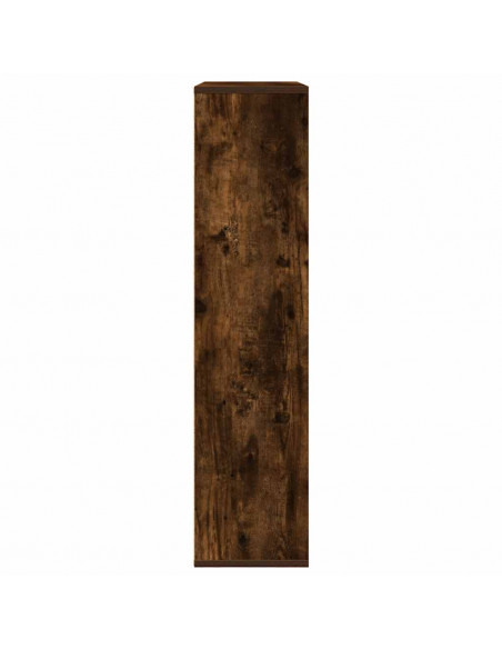 Libreria Rovere Fumo 89x24x101,5 cm in Legno Multistrato