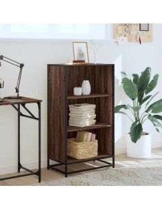 Libreria Rovere Marrone 60x35x107,5 cm in Legno Multistrato 2