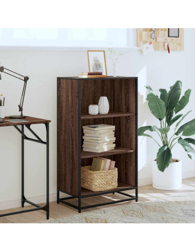 Libreria Rovere Marrone 60x35x107,5 cm in Legno Multistrato